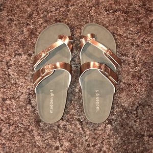 Madden Girl Rosegold Sandals